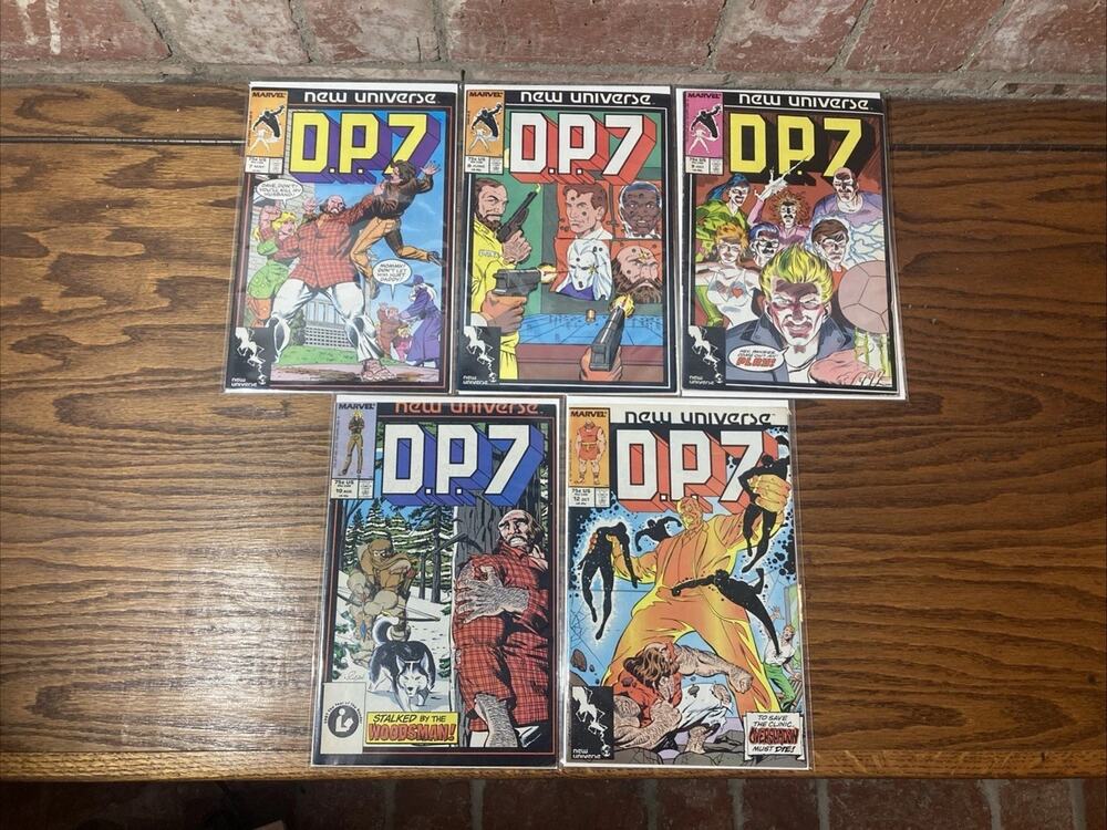 Marvel D.P.7 Comic Book Lot #1 2 3 4 6